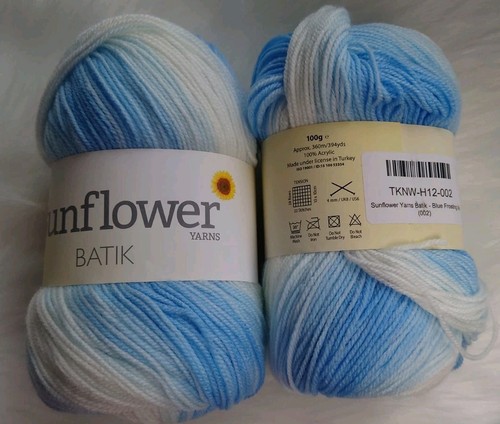 Sunflower batik yarn 5x100g - sunflower,