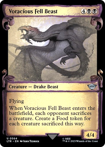 Mtg voracious fell - mtg, beast