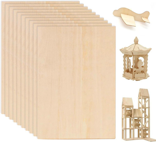 Basswood sheets 200x100x1 5mm - basswood,