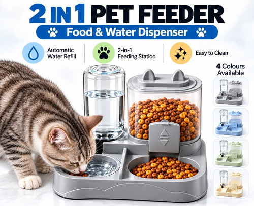 Cat feeder water - cat,