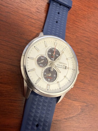 Seiko ssc251 solar chronograph - seiko,