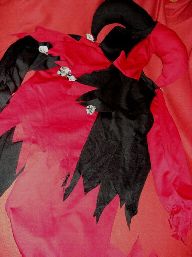 Evil jester costume - evil,