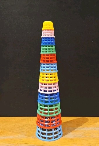 Vintage merit stacking cups - vintage,