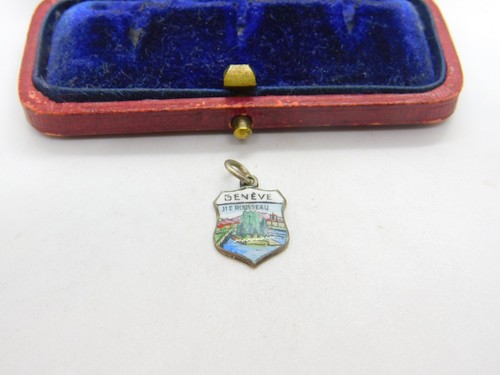 Sterling silver and enamel - sterling,