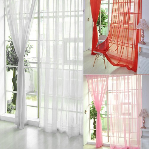 Single plain voile net - voile, curtain