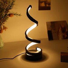 TABLE LAMP LED NOVELTY SPIRAL
