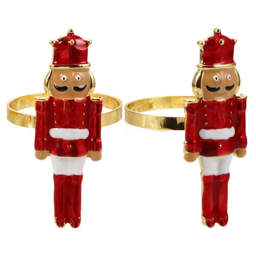 2pcs christmas napkin - 2pcs, rings