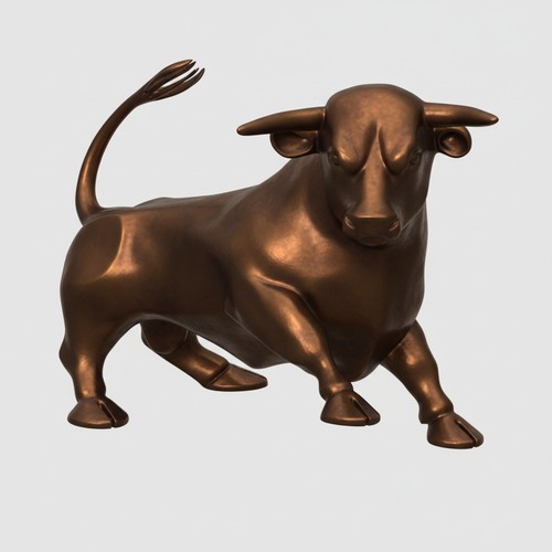 The bull statue bullring - the, –