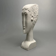 Head of a woman statue