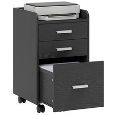 HOMCOM Mobile Filing Cabinet
