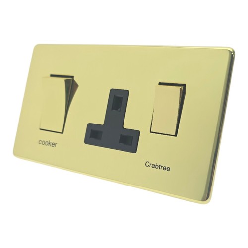 Crabtree lp039pbb 45a cooker - 45a,