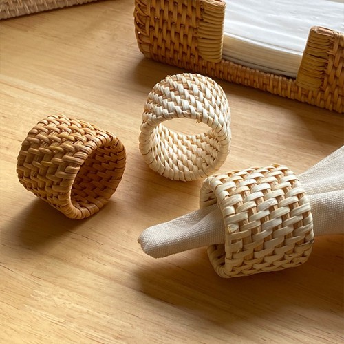 Woven design rustic napkin - design,