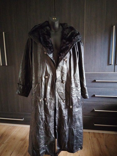 Donna pelle vintage oversized - vintage,