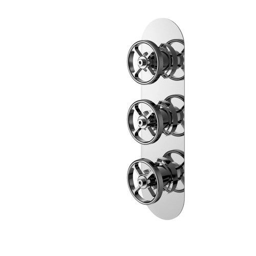 Knurled trip shower valve - knurled,