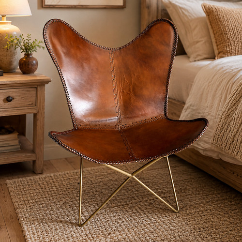 Buffalo leather butterfly - buffalo,