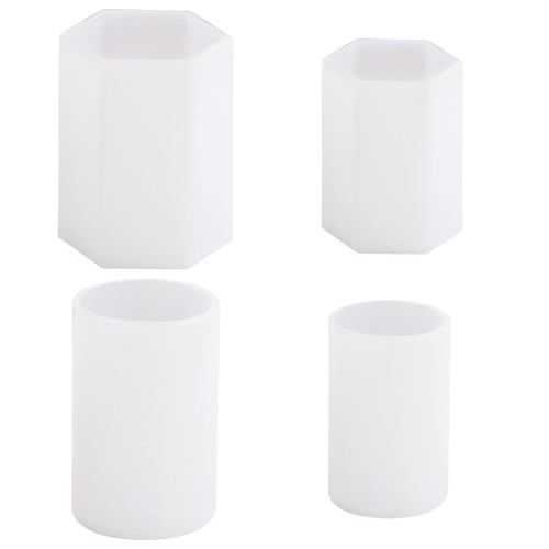 Silicone candle molds set - silicone,