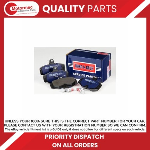 Borg beck brake pads - borg,