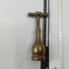 Brass Bottle Corkscrew