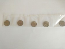 1963 Sixpence piece set of 5