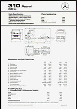 Mercedes-Benz 310 Chassis Cab