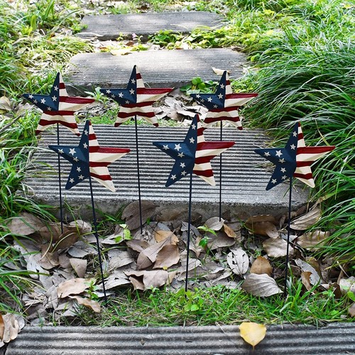 6set 4th july metal barn - 4th,