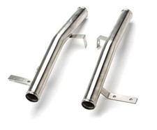 Jaguar E-Type Series 3 V12 Radiator Top Pipe Set C360456 XKE, Stainless Steel