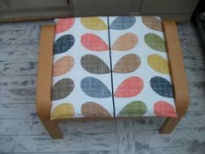 Custom made  ikea poang stool cover using ORLA KIELY @SCRIBBLE MULTI@