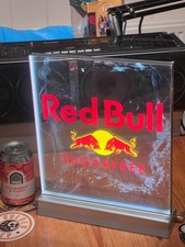 RETRO RED BULL LOGO ORIGINAL PUB BAR LAMP LIGHT UP MAN CAVE SIGN GAMES ROOM
