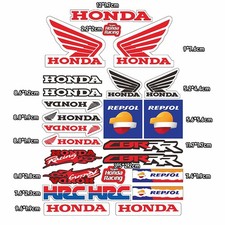 HRC Tank Helmet Racing Decal