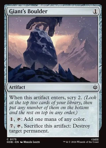 Giant boulder - giant's,