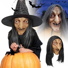Halloween Witch Mask Women