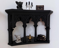 Corner wall shelf gothic - wall,