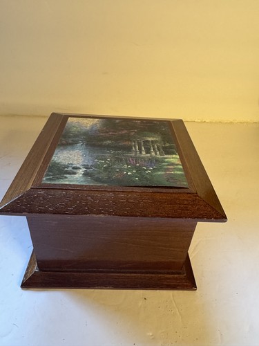 Thomas kinkade wooden - wooden, mirrored