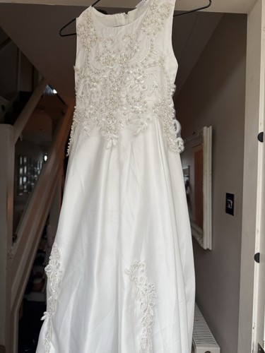Ivory bridesmaid communion - bridesmaid,
