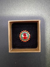 925 Marked Citrine And Emerald