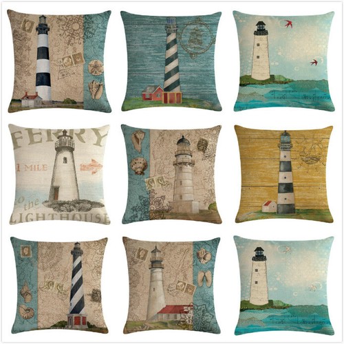 18x18 inches lighthouse - lighthouse, pillow