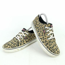 Vans Shoes Era Womens UK 4 36.5 EUR Leopard Print Low Skate Lace Up Trainers