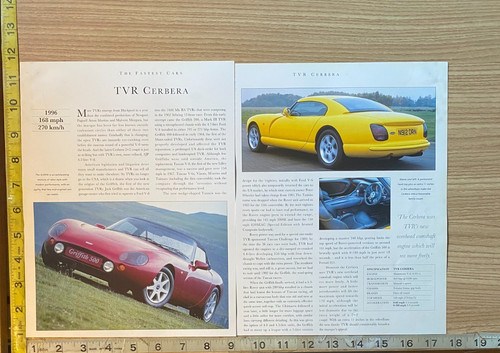 Tvr cerbera 1996 car pg - cerbera,