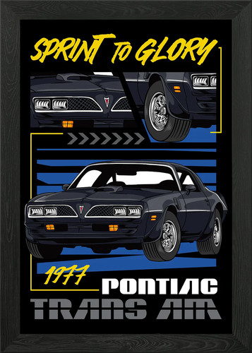 Iconic retro muscle car - iconic,