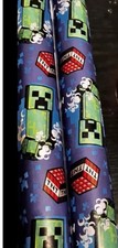Minecraft Wrapping Paper 3m Sheet
