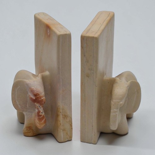 Hand carved natural soapstone - natural,