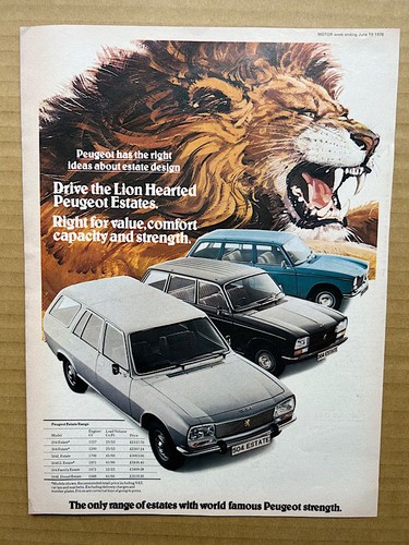 Peugeot 504 304 204 estates - peugeot, 504/304/204