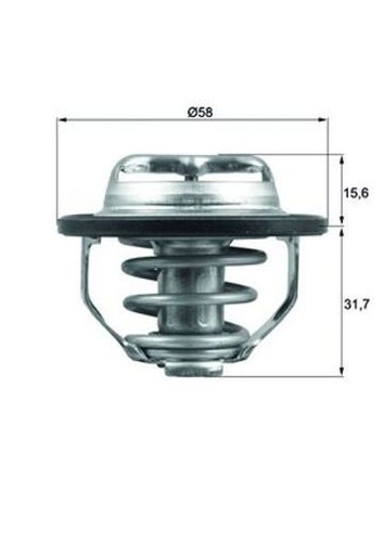 Fits mahle 122 82 - tx,