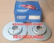 BRAKE DISCS X2 276mm FRONT FITS AUDI 80 COUPE S2 QUATTRO PAGID 53939