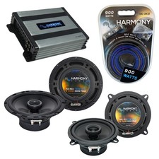 Isuzu Impulse 1983-1989 OEM Speaker Replacement Harmony R65 R5 & HA-A400.4 Amp