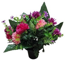 Grave Pot with Artificial