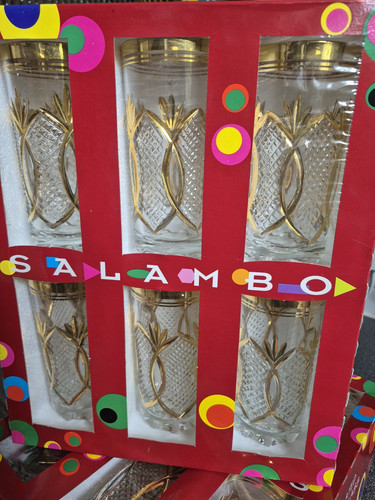 Salambo set clear glass - salambo, 6