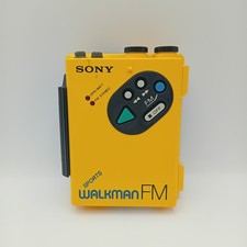 Sony Sports Walkman FM WM-F5 Portable Cassette Player Radio With Belt Clip