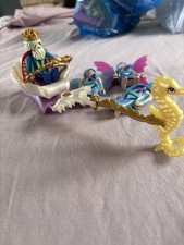Playmobil 4815 King Neptune Carriage Seahorse Mermaid Merman