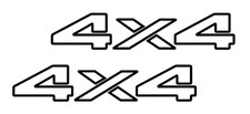 4x4 decal stickers (B) x2 -